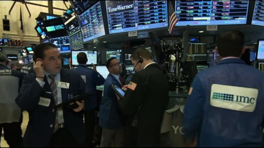 【特朗普捲政治風暴】VIX急升20%　道指瀉逾200點