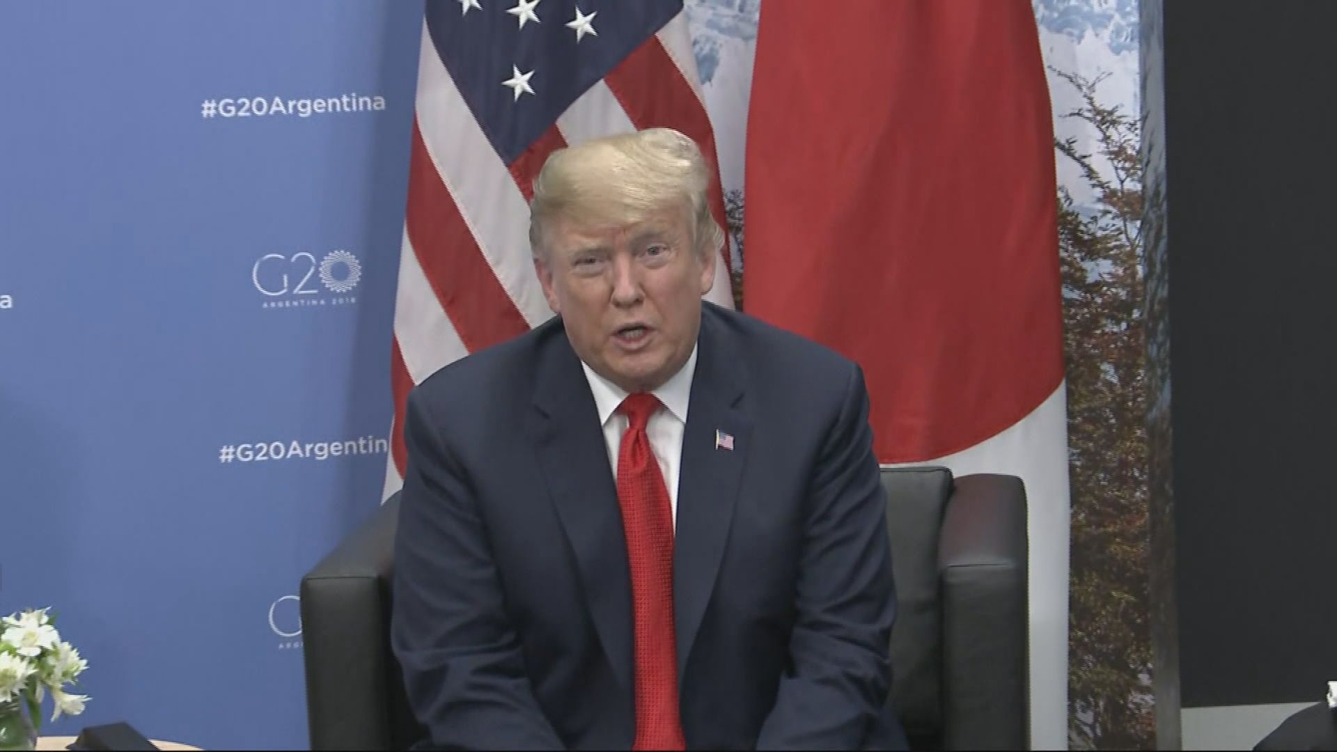 特朗普指中美貿易談判現良好迹象