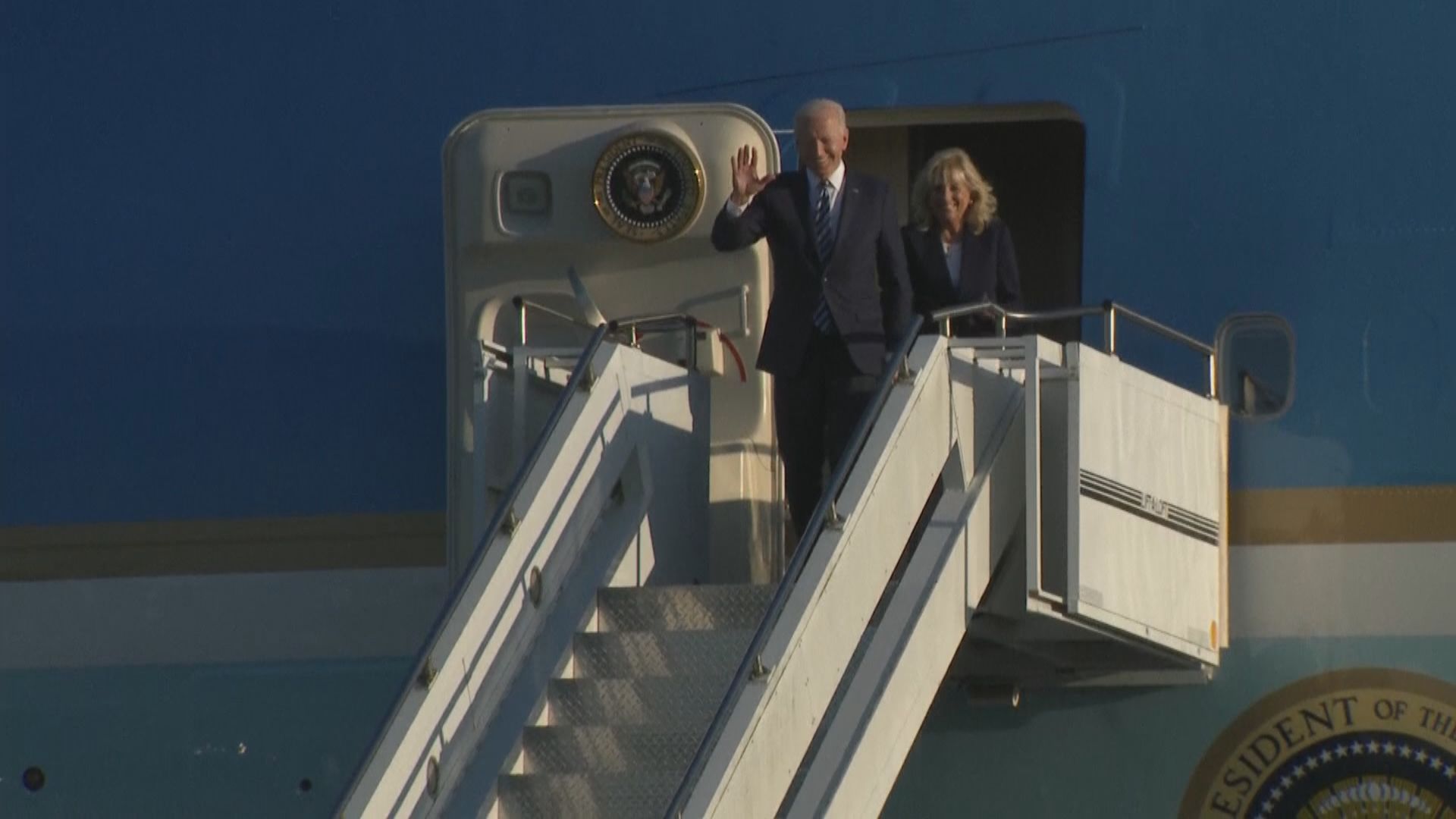 拜登抵達英國　展開訪歐行程