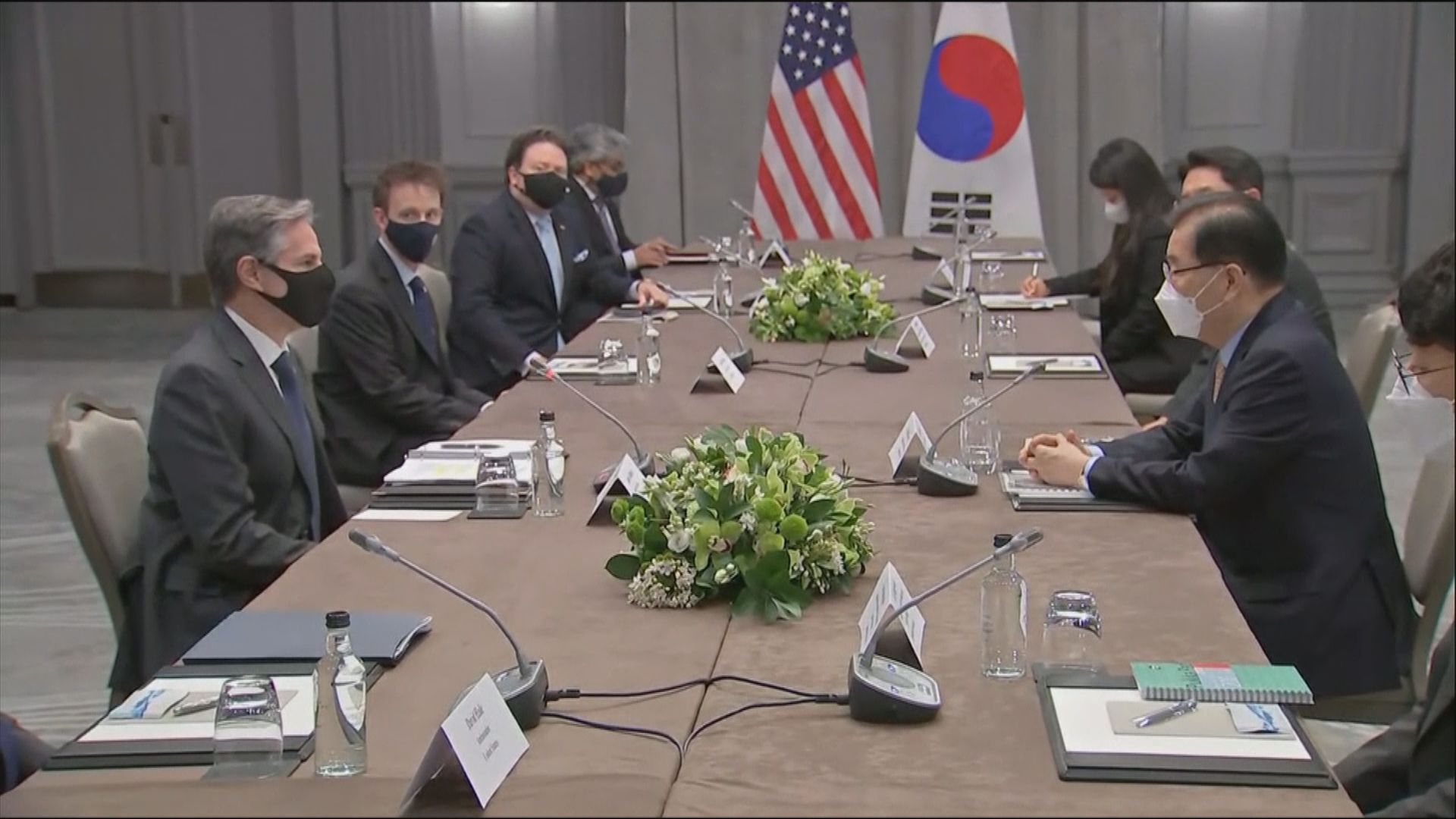 美日韓外長於七國集團會議前舉行雙邊會談