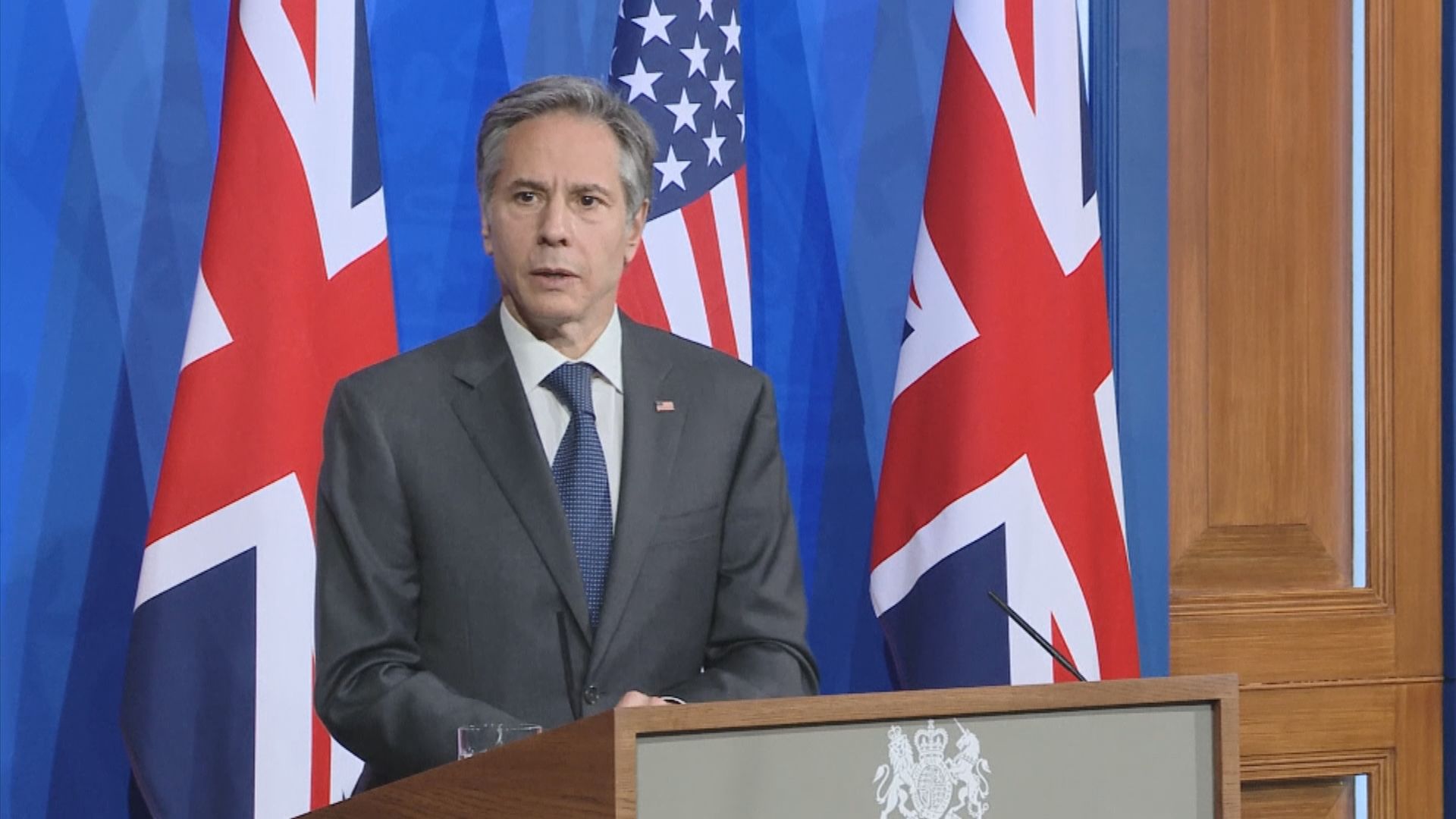 布林肯：美英兩國將繼續合作應對新疆及香港問題