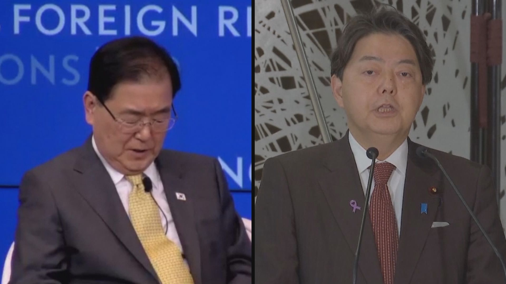 日韓外長首次會面 談及慰安婦和北韓等議題