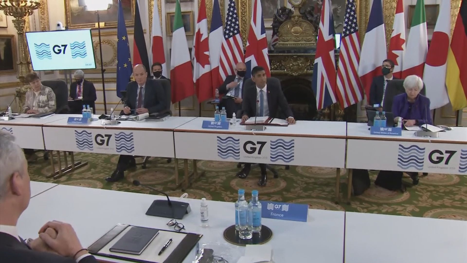 七國集團財長達成全球企業協議