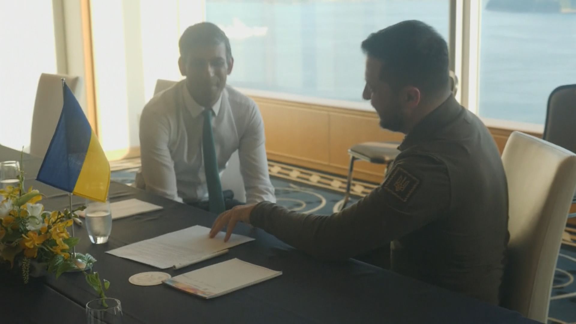 澤連斯基抵日將出席七國集團峰會 與英國首相辛偉誠會面