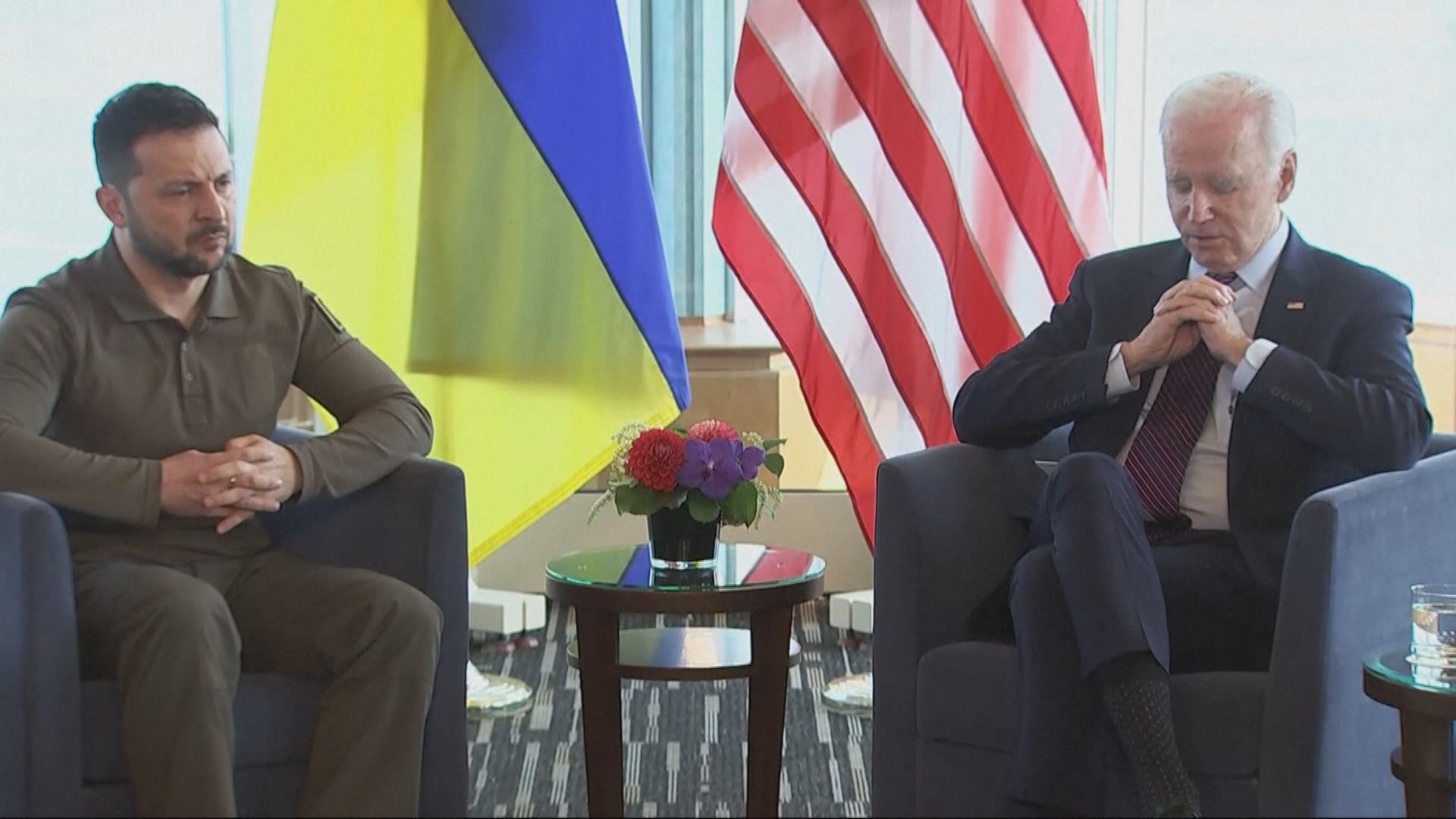 拜登向澤連斯基承諾提供新一輪軍援