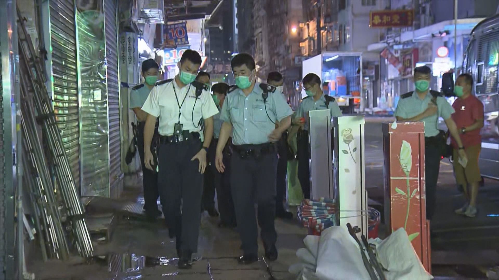 警旺角破六非法賭檔　一漢疑逃避時墮樓不治