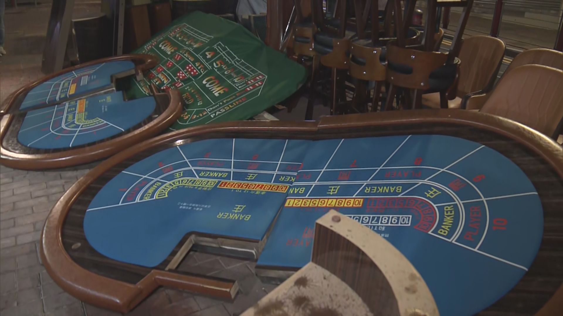 警方油麻地冚賭檔拘捕45人