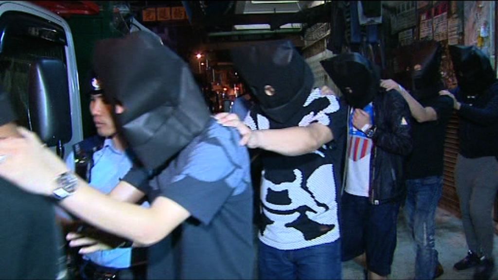 警深水埗破賭檔及毒窟拘二十人