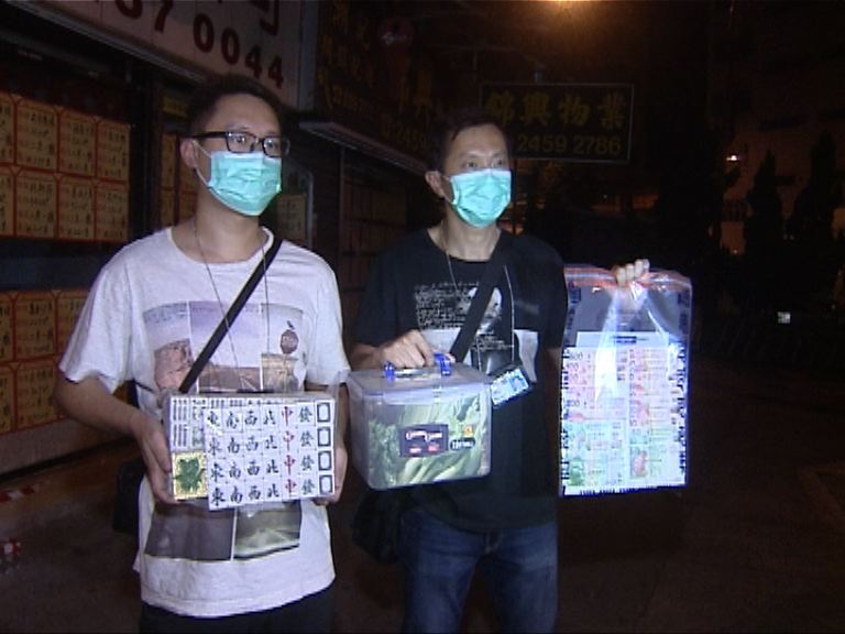 警破屯門非法賭檔拘21人