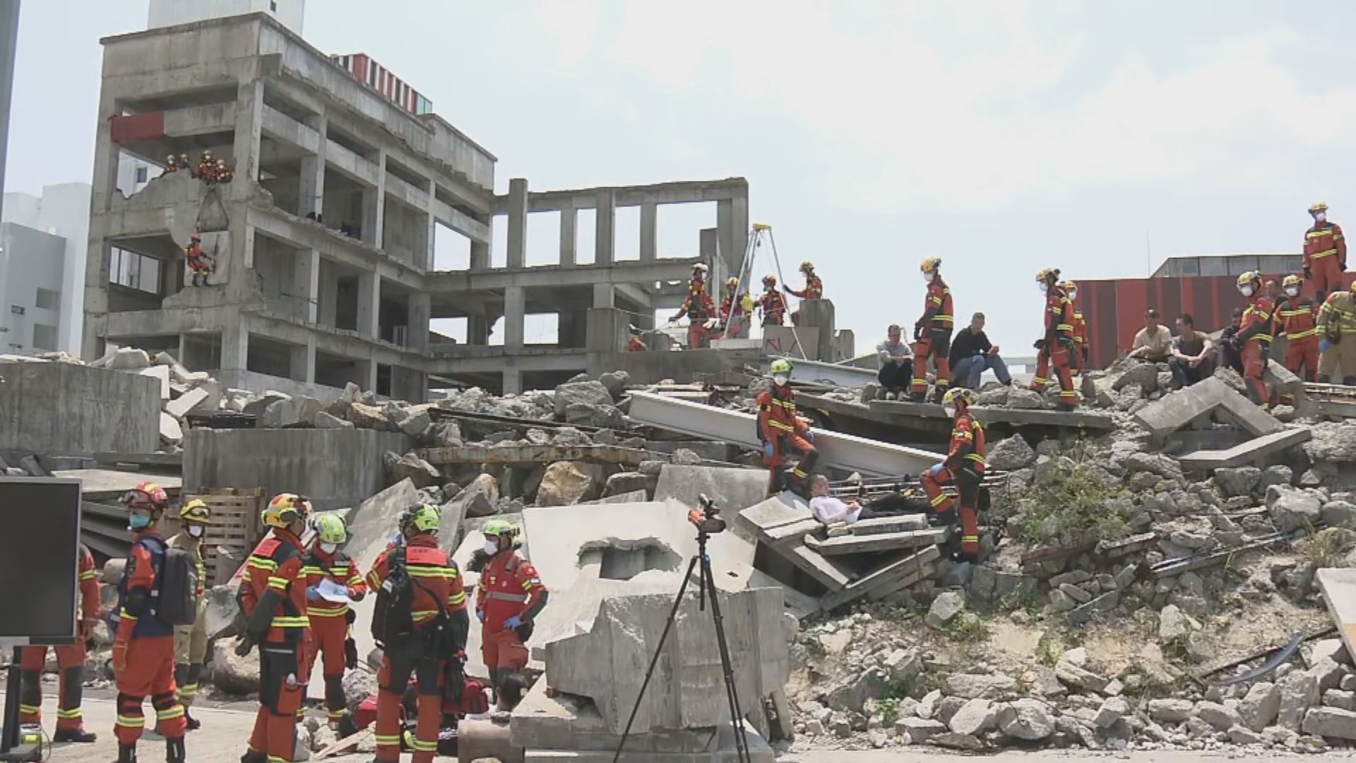 粵港澳消防部門舉行應急救援聯合演練