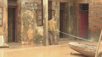 廣東北江早前出現今年第一號洪水 清遠英德市有村落曾被淹浸