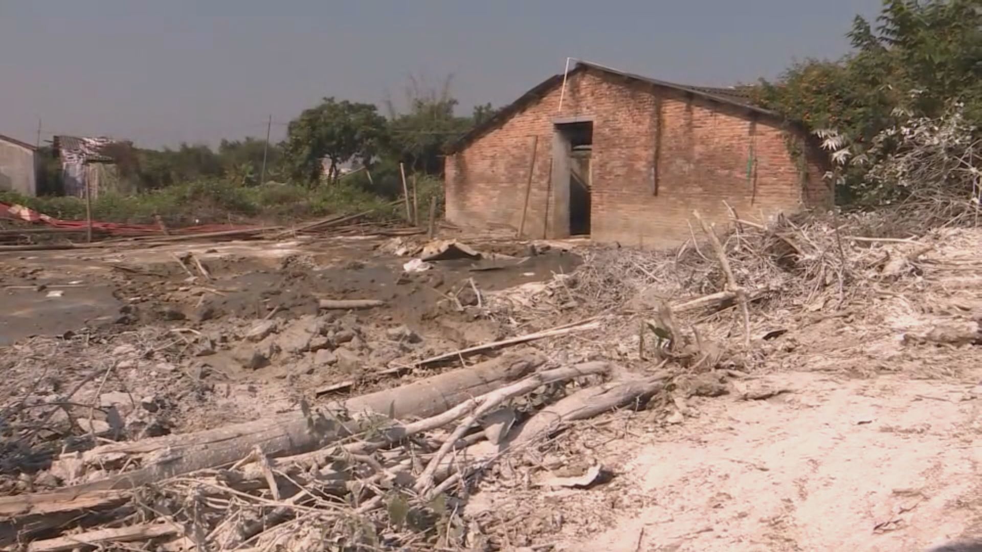 確診非洲豬瘟的惠州豬場已被拆毀