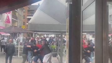 英格蘭與塞爾維亞球迷於歐國盃賽事前發生衝突