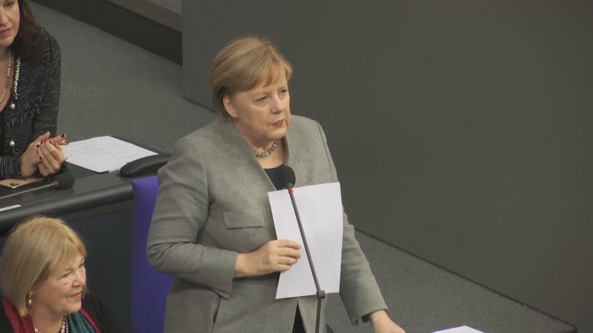 默克爾稱無人提及中方就華為向德國施壓