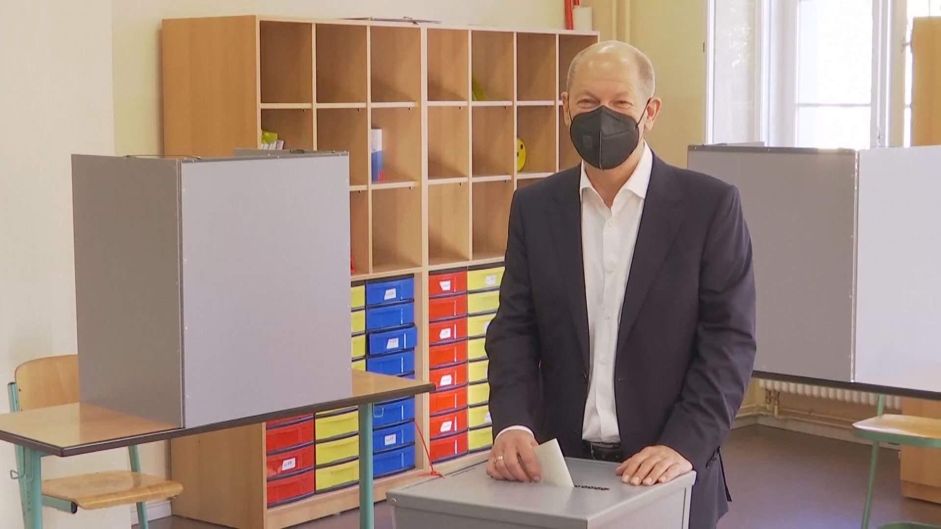 德國選舉票站調查：基民盟和社民黨均獲25%選票