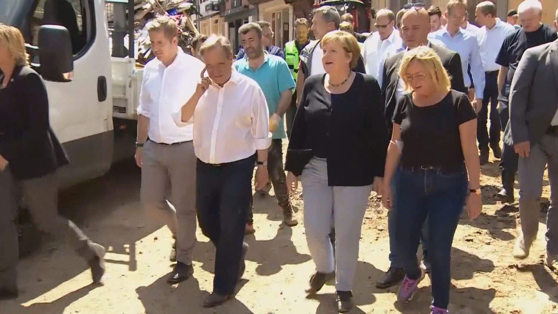 德國水災增至170人死亡　默克爾再到災區視察