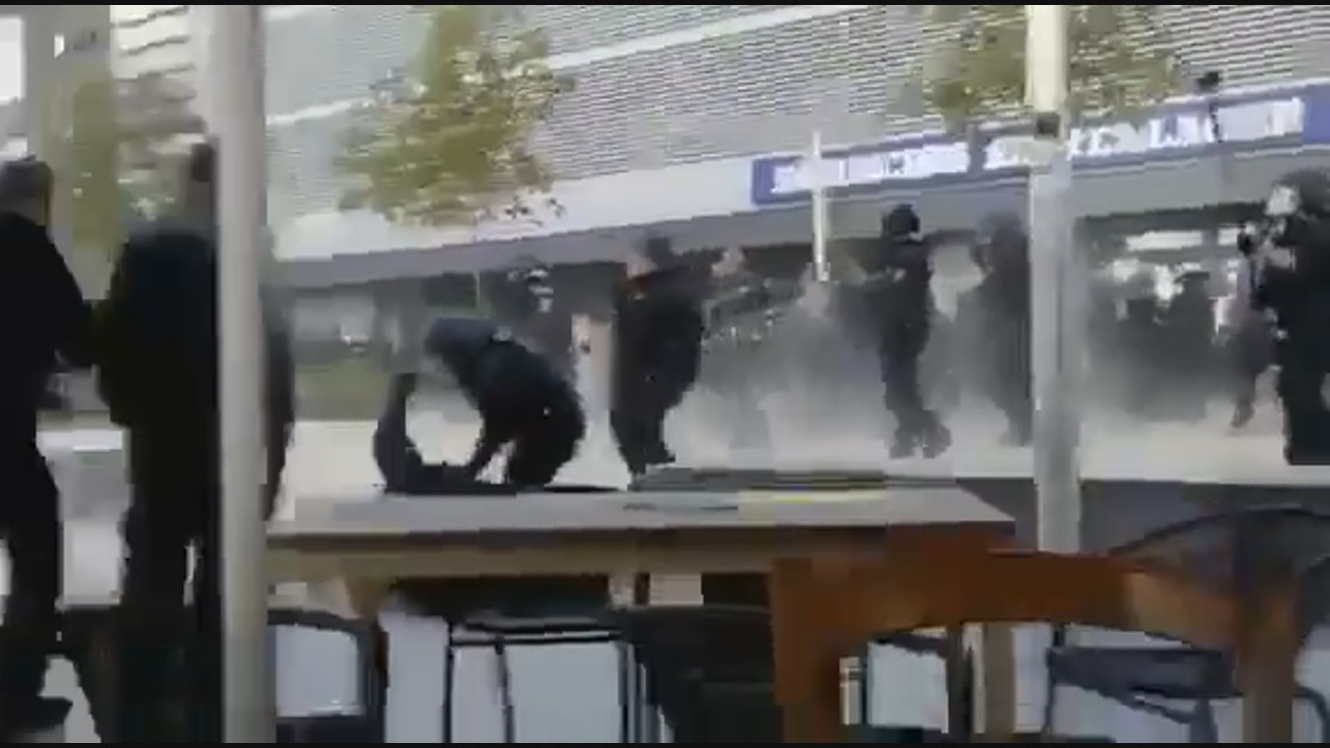 德國東部極右派示威釀衝突