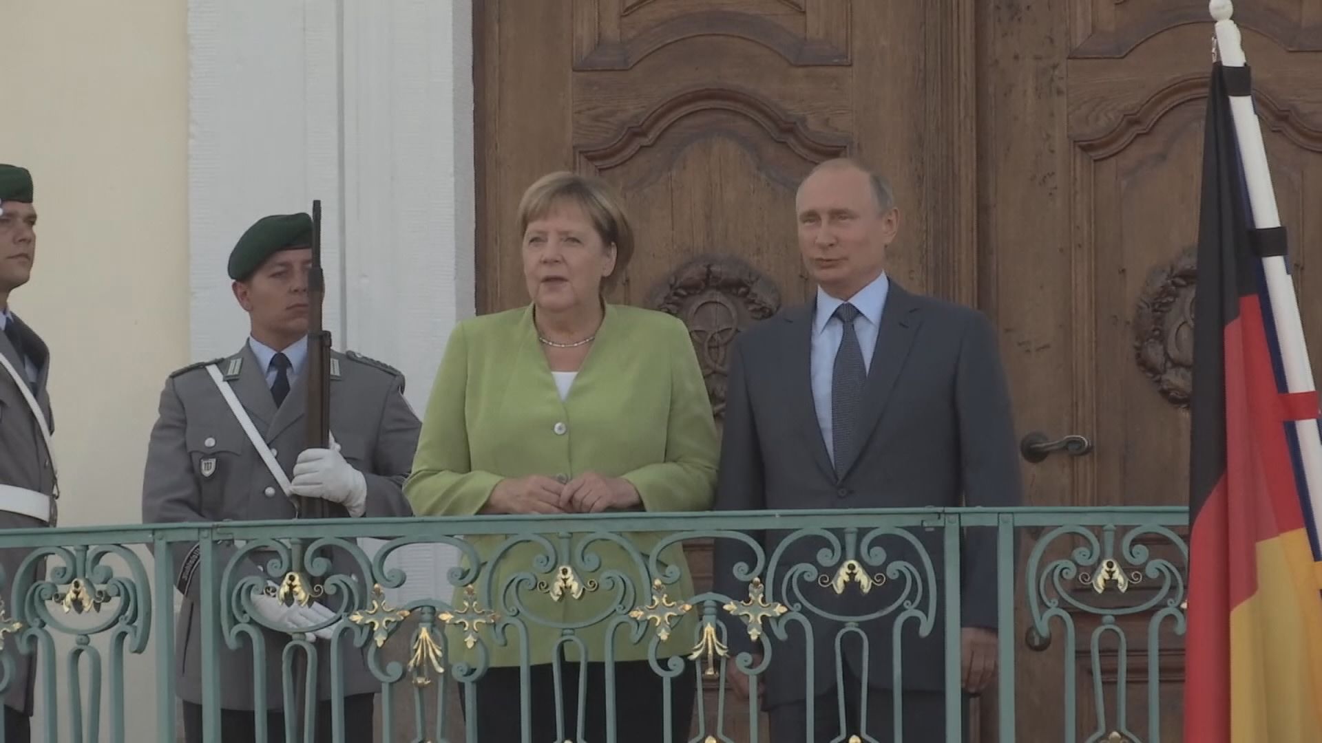 普京訪德國商敘利亞等議題