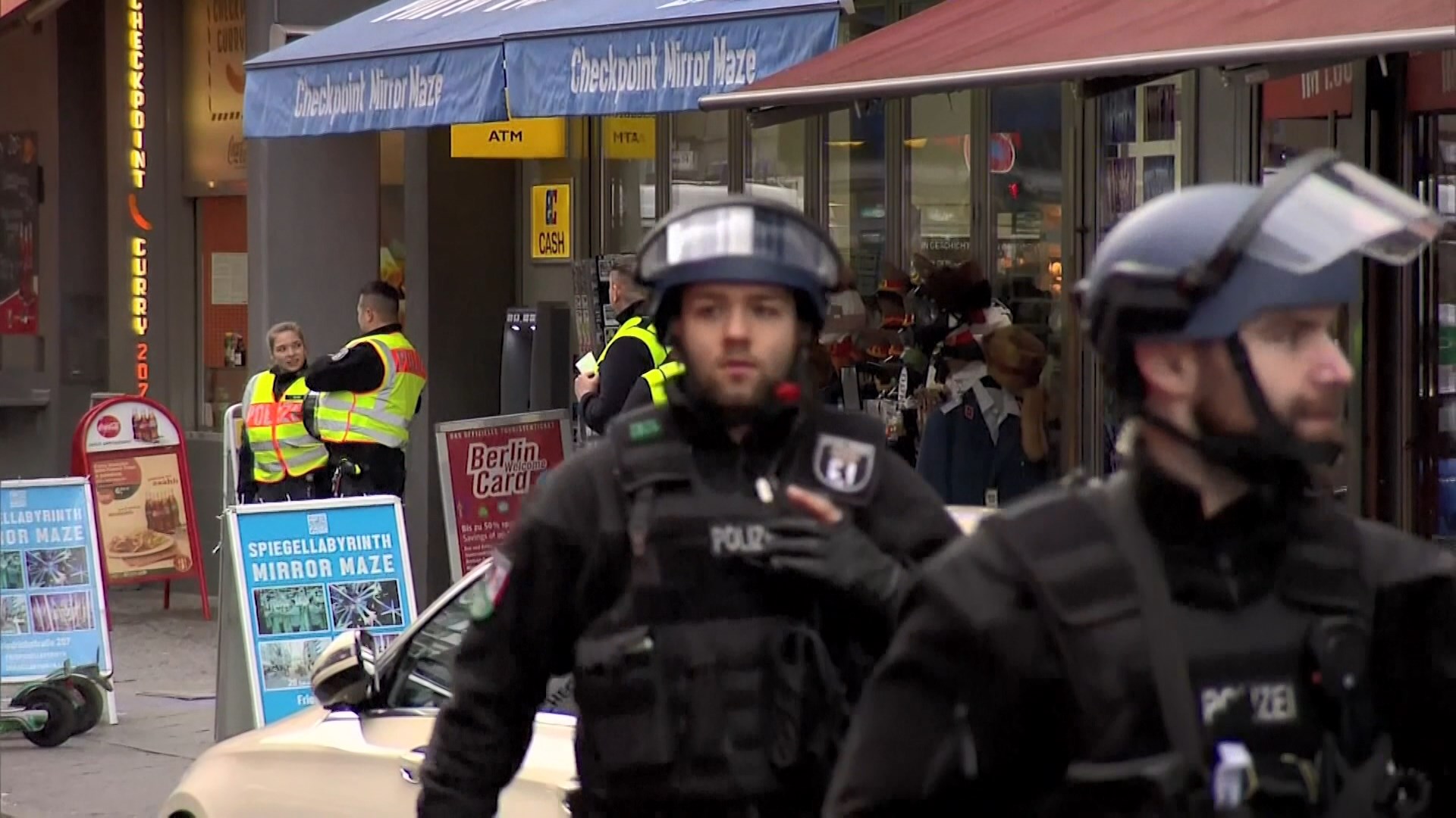 德國柏林咖啡廳發生懷疑持槍劫案