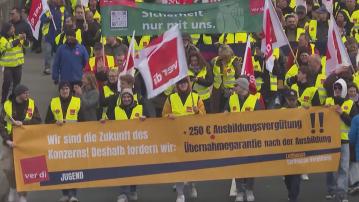 德國機場及鐵路工人罷工 要求加薪及減少工時