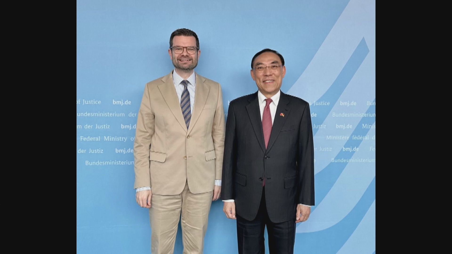 德國司法部長晤蔡清祥商討刑事協助