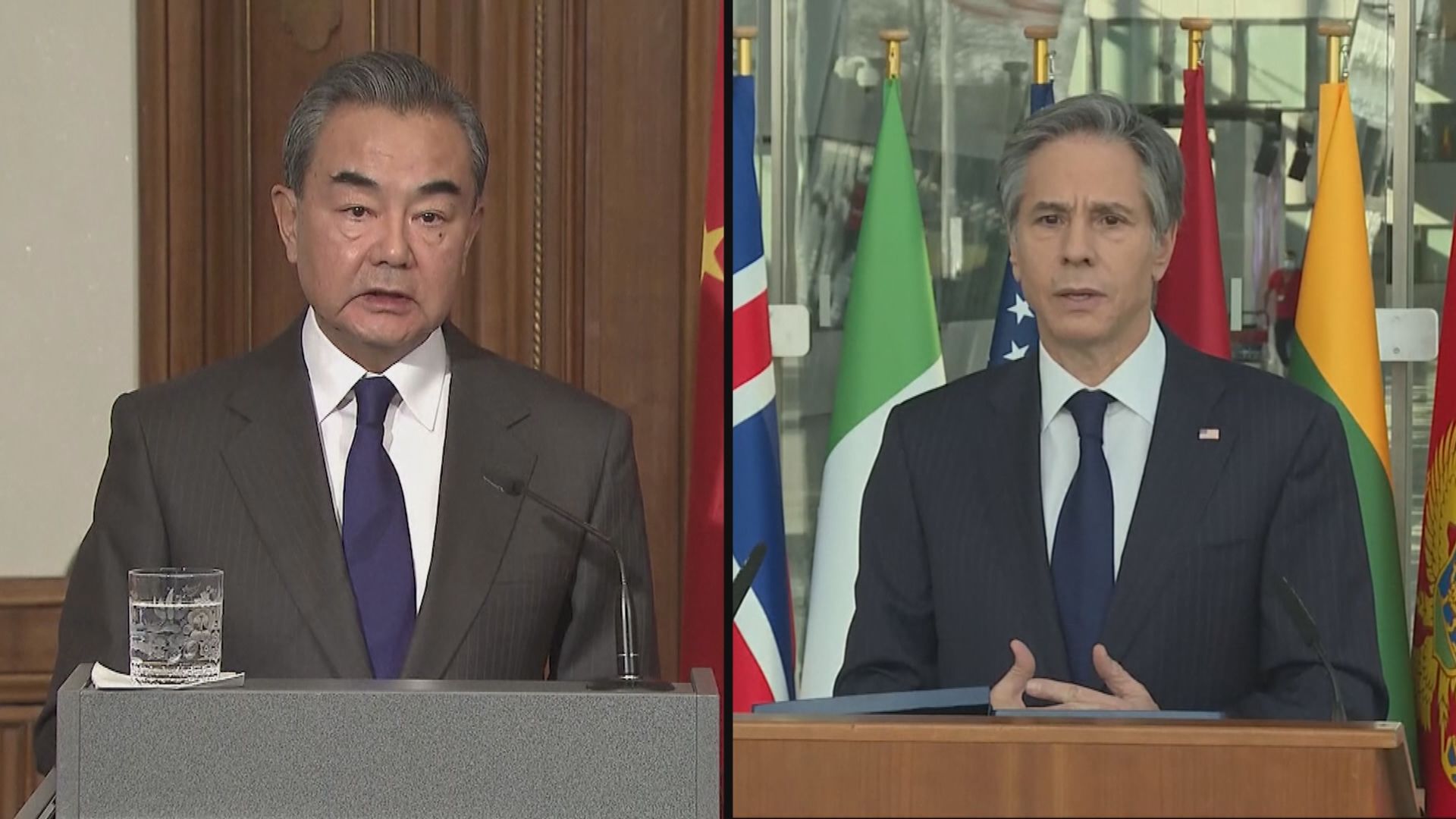 王毅與布林肯非正式接觸　王毅指不接受美方對中俄關係指手畫腳