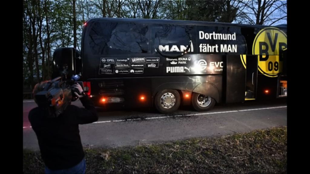 德甲多蒙特隊巴遇炸彈襲擊　馬斯巴查受傷