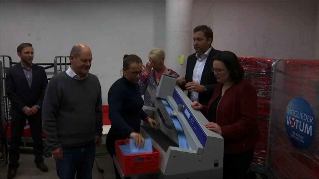 德國社民黨表決是否與基民盟組閣