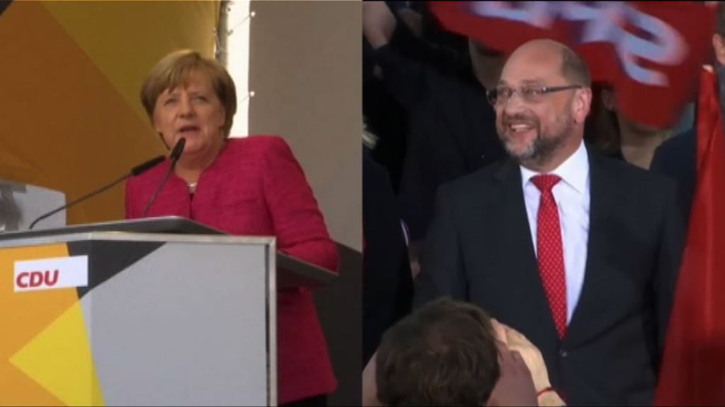 默克爾舒爾茨促選民投票捍衛民主