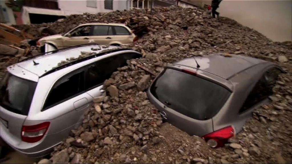 德國西南部水災釀至少四死