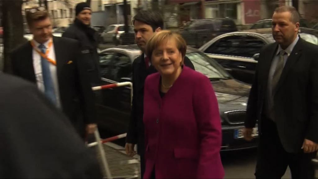 默克爾對兩大黨組閣談判感樂觀