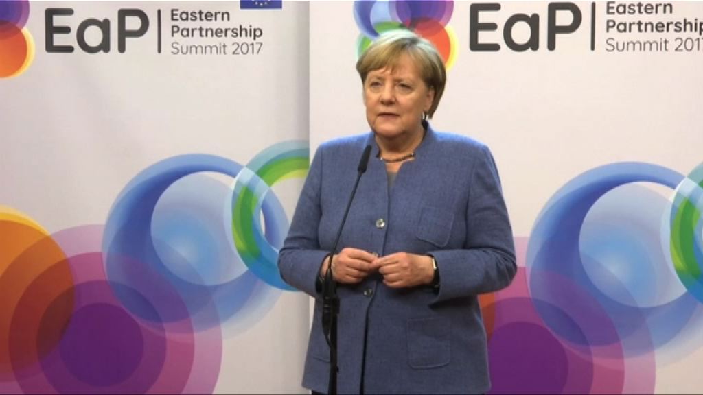 默克爾強調組閣膠着不影響歐盟