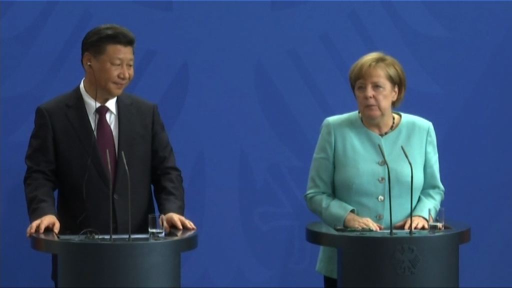 習近平與默克爾冀推進中德關係