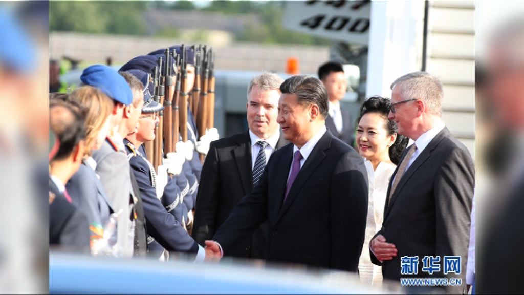 習近平訪德國與總理默克爾會面