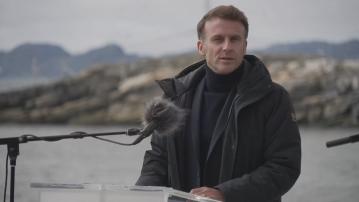 馬克龍展開格陵蘭訪問行程　重申不容許格陵蘭被人掠奪