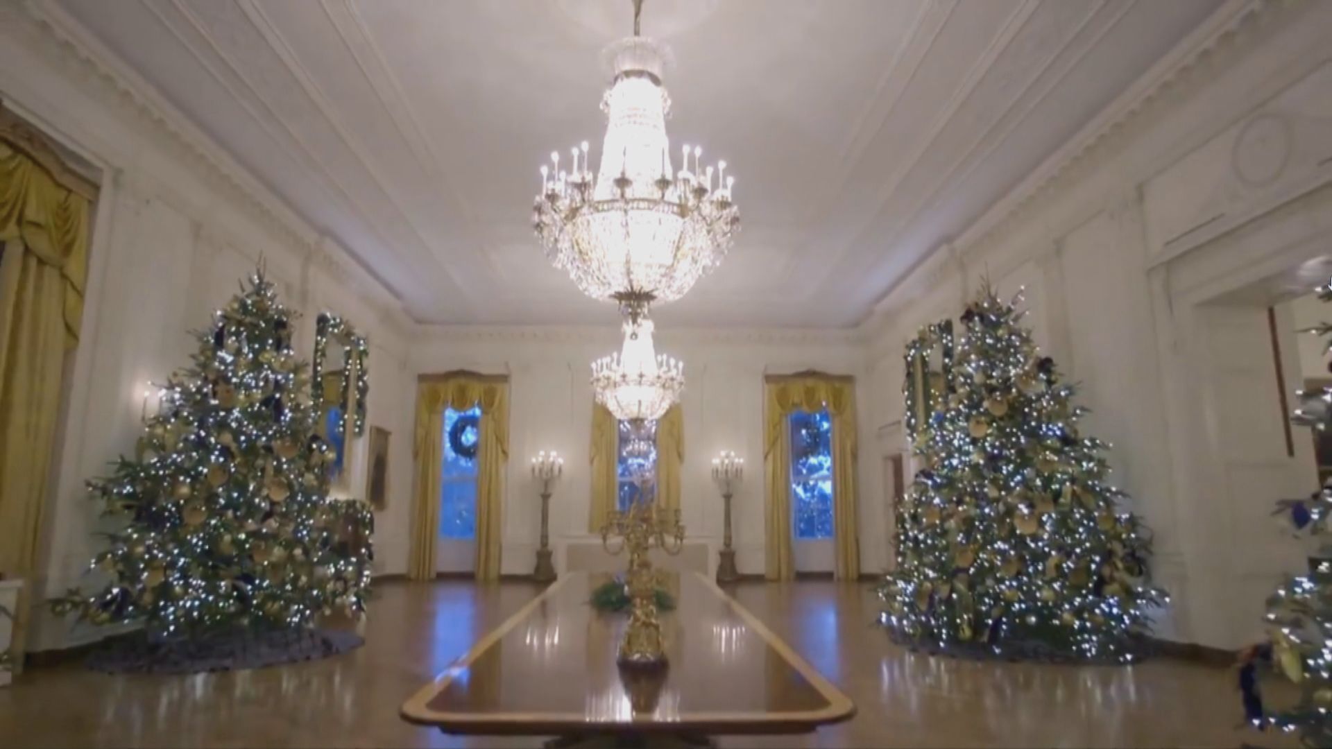 【環球薈報】美國白宮聖誕佈置亮相