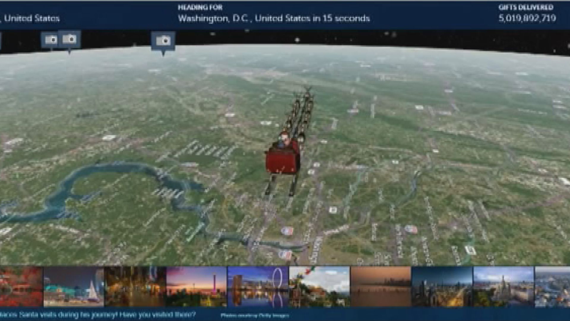 【環球薈報】美軍「追蹤聖誕老人」不受政府停擺影響