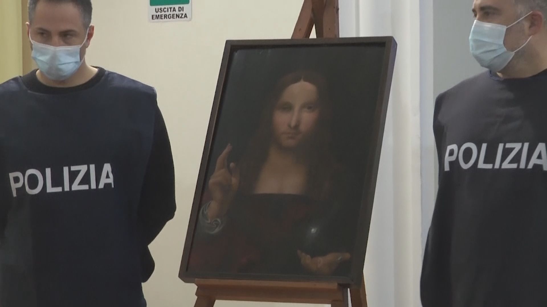 【環球薈報】達文西學生仿製畫《救世主》離奇失竊後被尋回