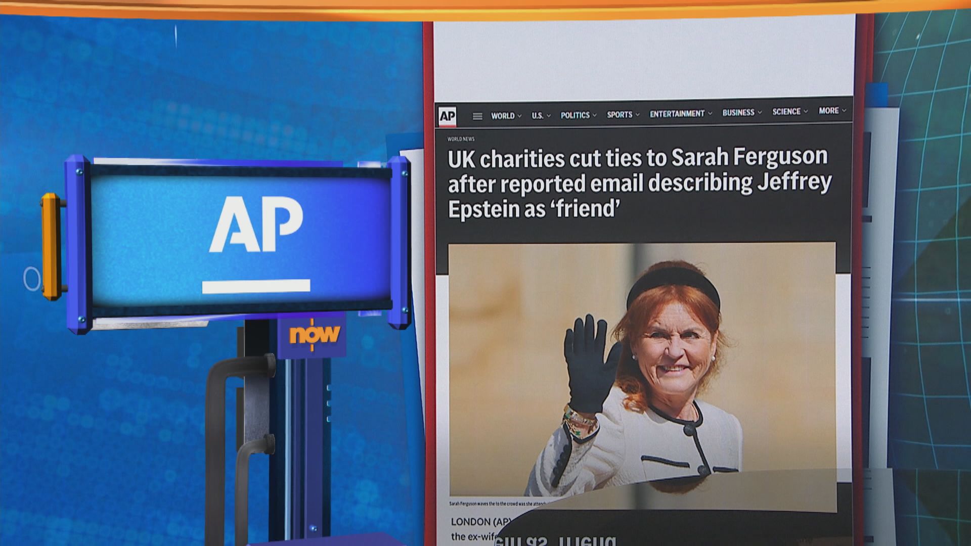 世味天下｜英國約克公爵夫人莎拉被揭稱愛潑斯坦為好友　多間慈善機構終止合作