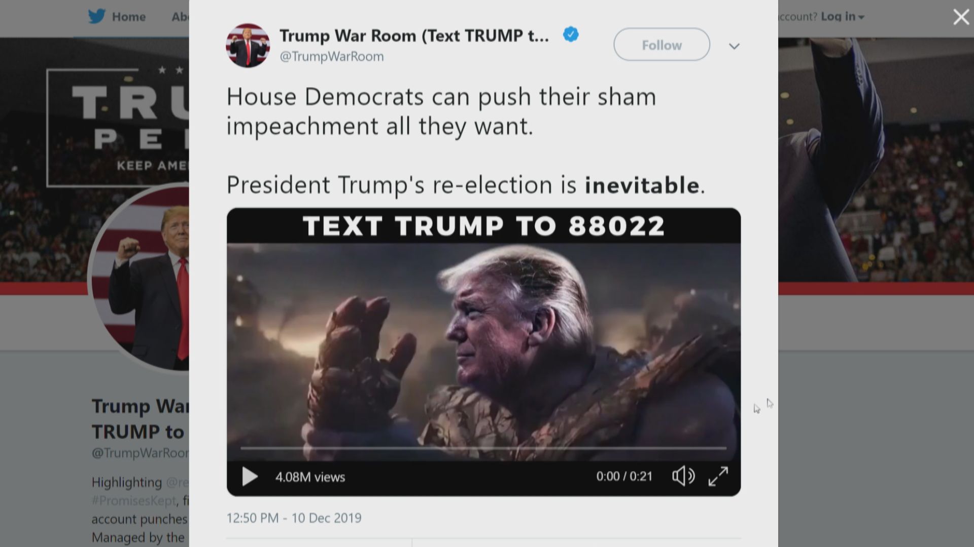 【環球薈報】特朗普競選宣傳片惹漫畫家不滿