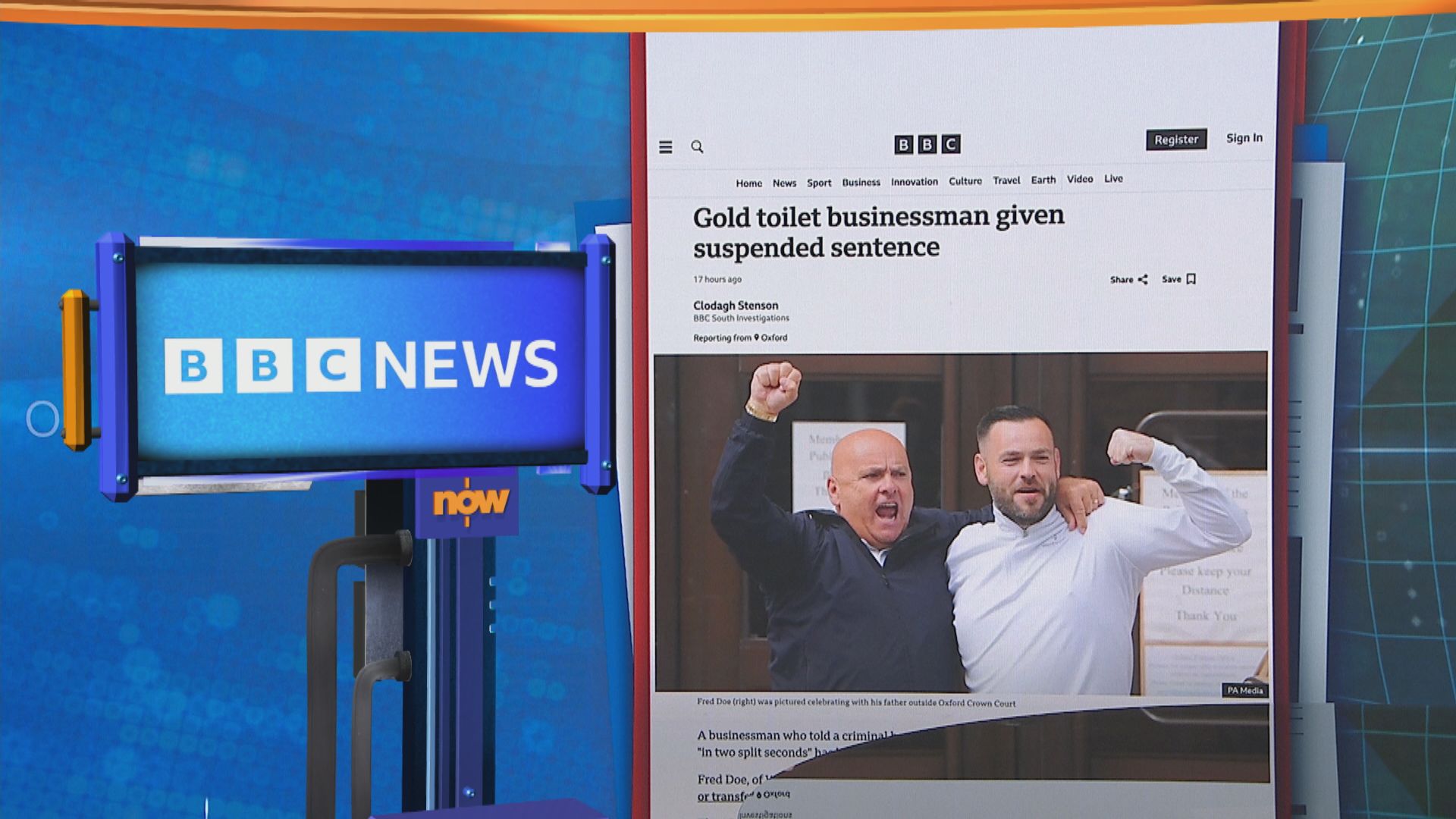 世味天下｜黃金馬桶被盜案　試圖協助分贓商人獲判緩刑