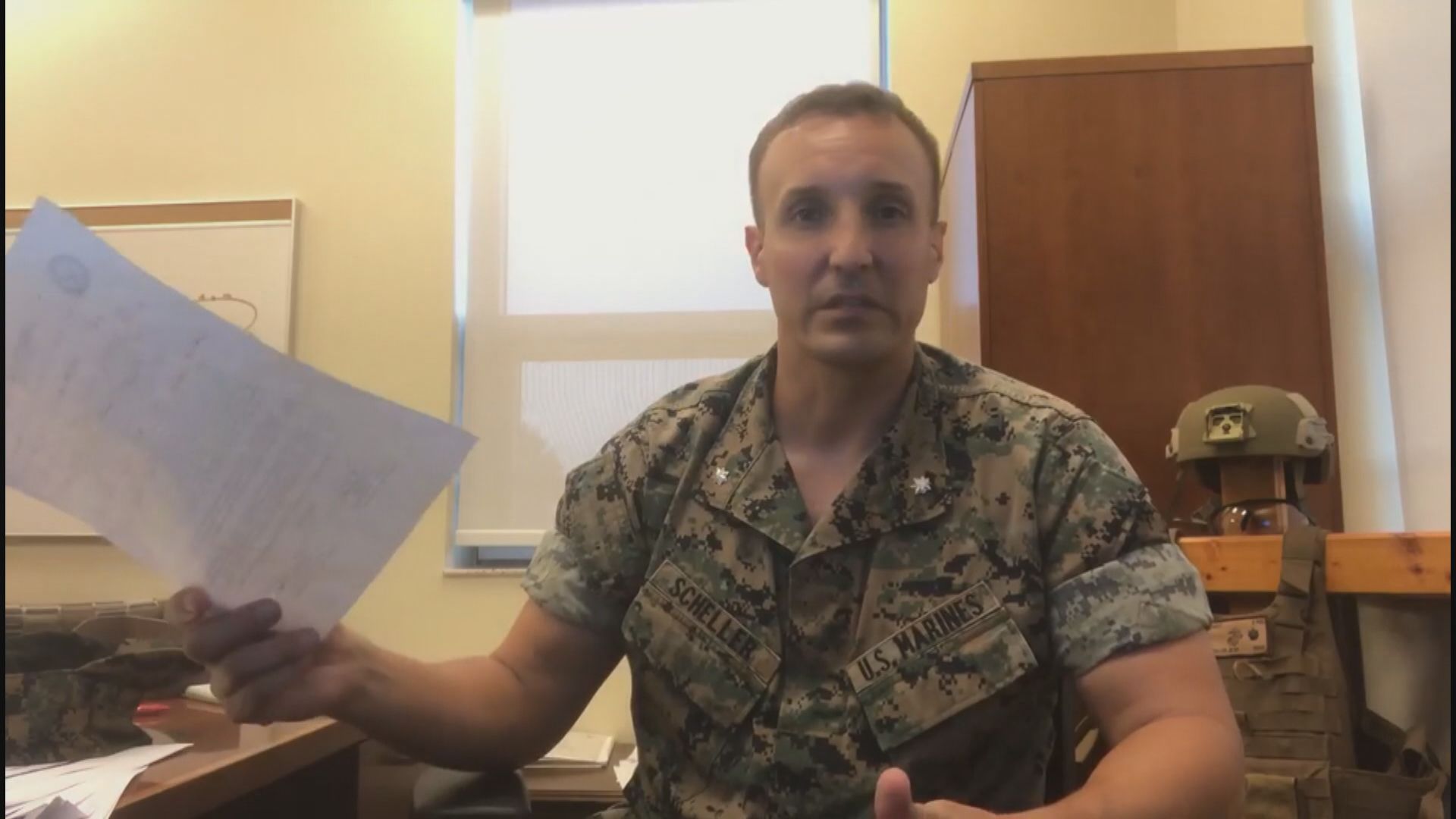 【環球薈報】美軍中校拍片轟高層在阿富汗行動失職　還押個多月獲釋候審