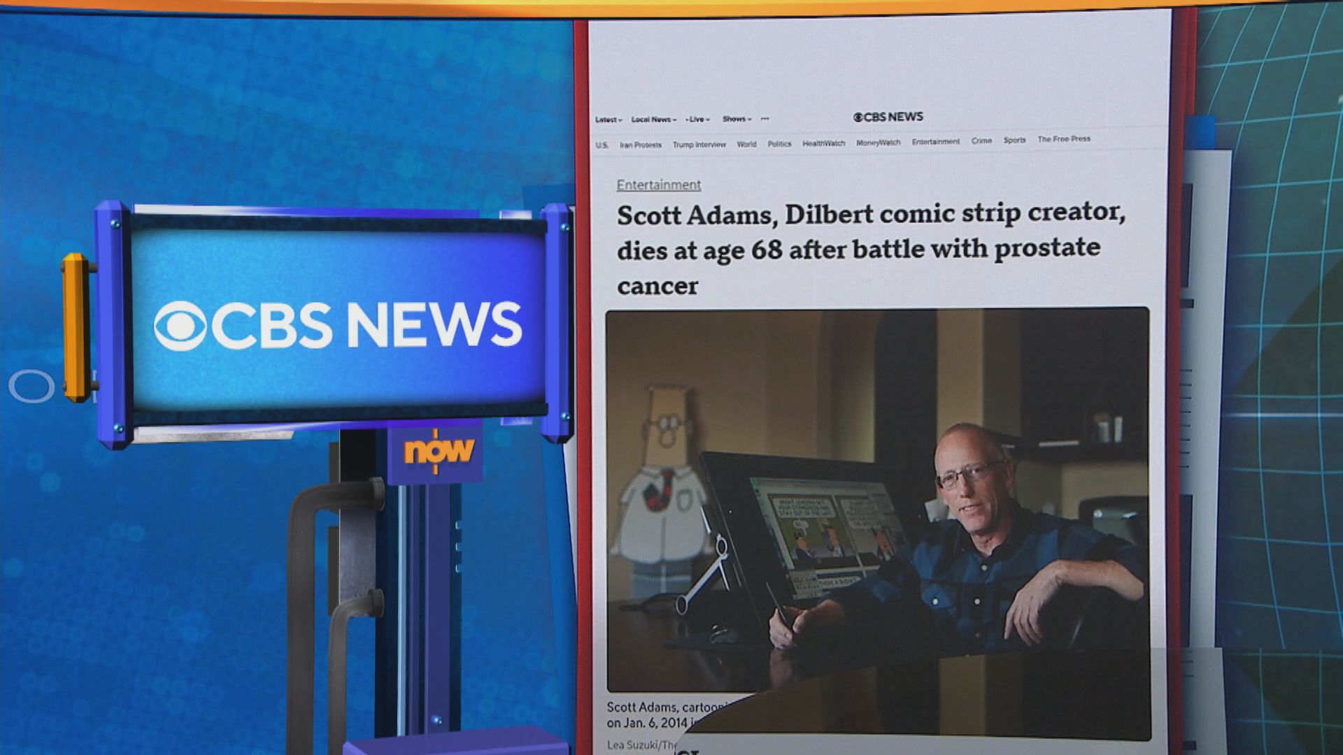 世味天下｜職場諷刺漫畫《呆伯特》作者亞當斯離世　終年68歲