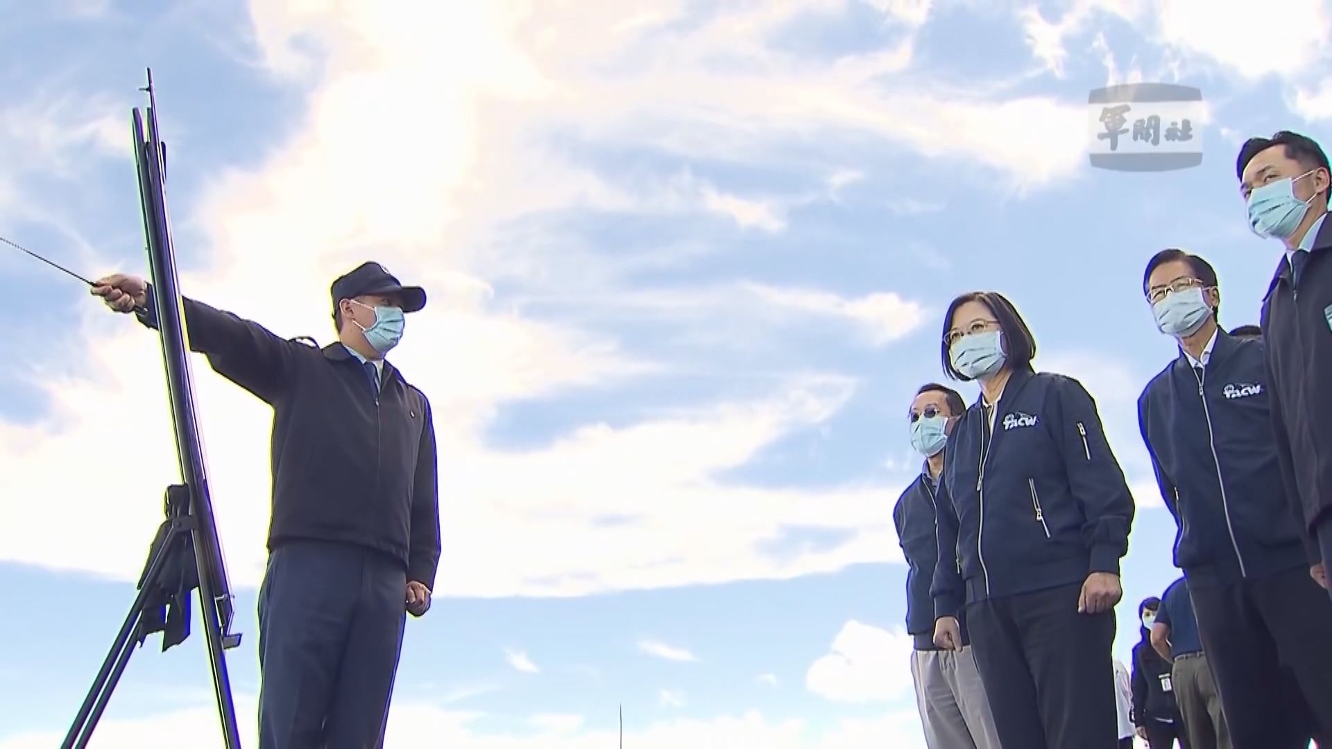 【環球薈報】蔡英文視察軍方雷達現美方人員惹猜測