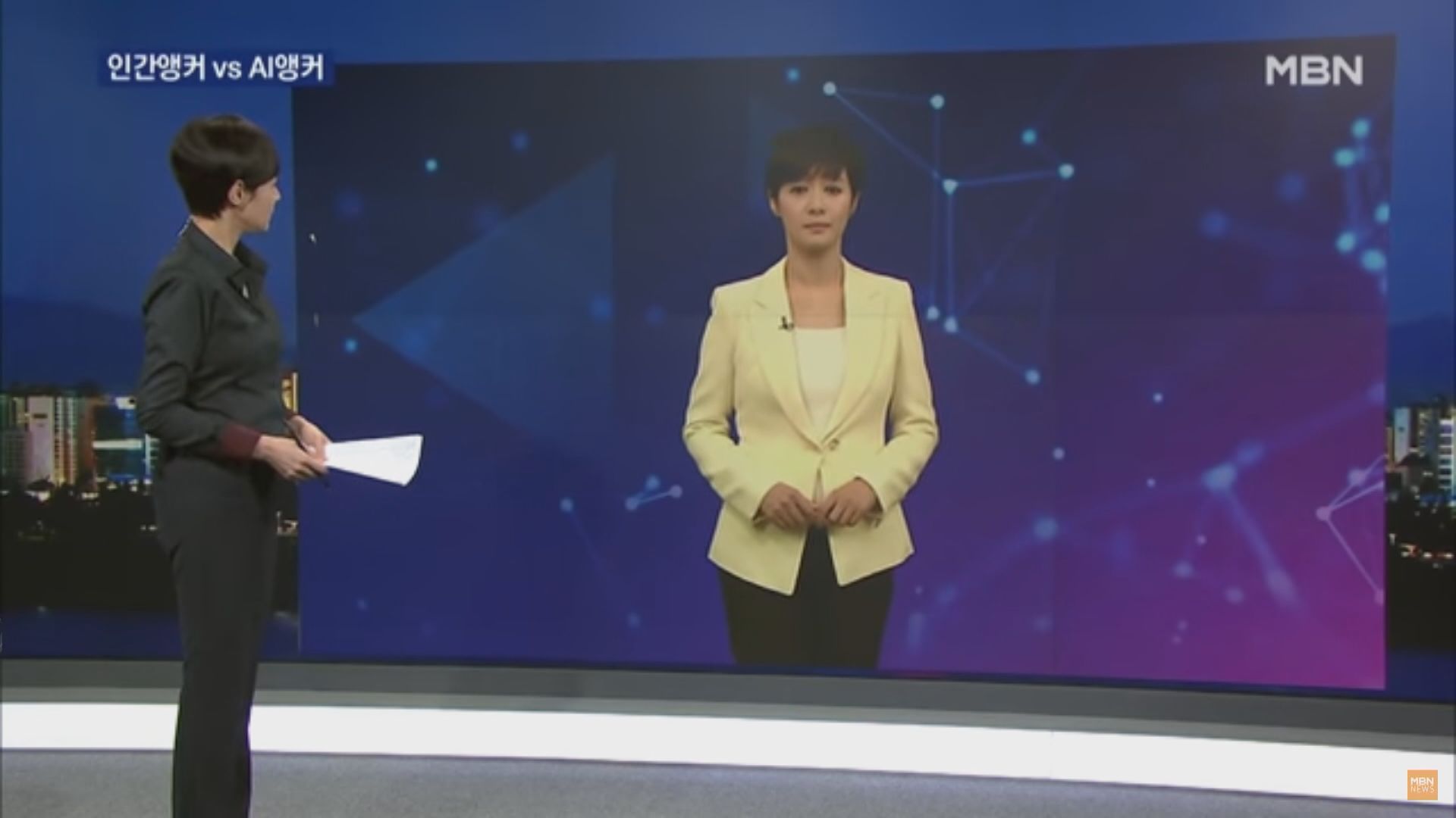 【環球薈報】南韓首位人工智能主播正式亮相