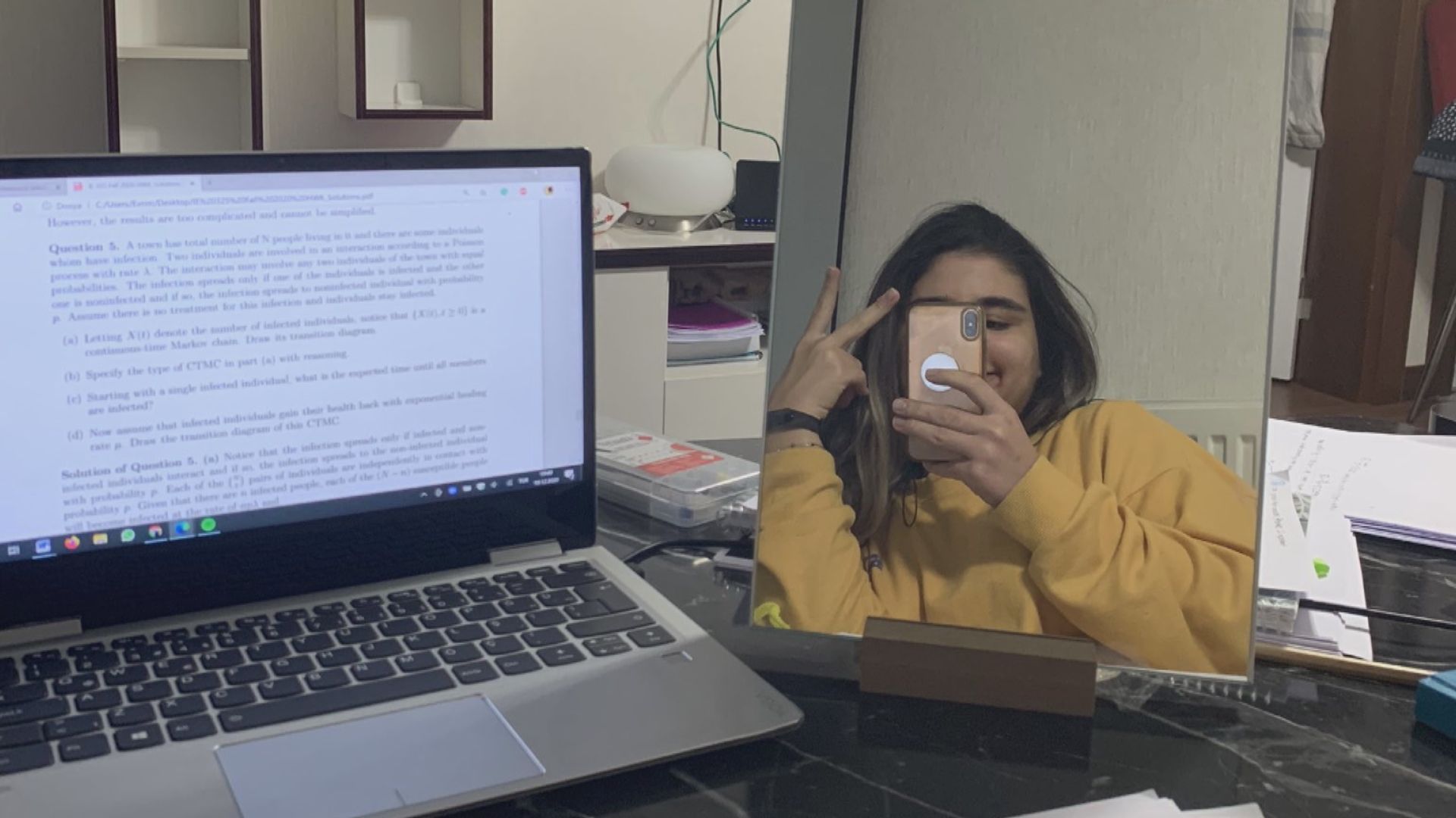 【環球薈報】土耳其大學寄鏡子予學生　防網上考試作弊