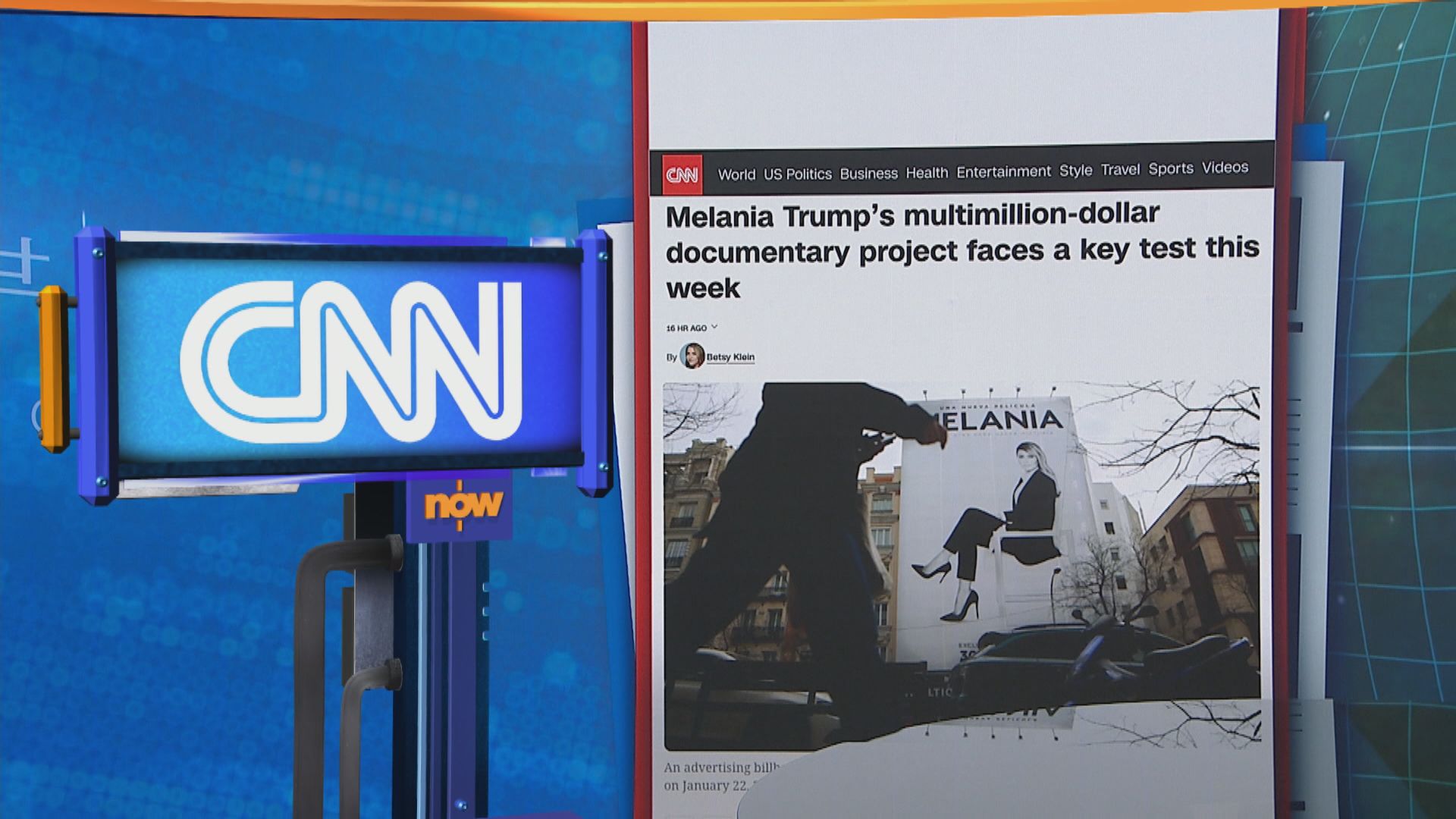 世味天下｜美國第一夫人梅拉尼婭紀錄片本月30日全球上映