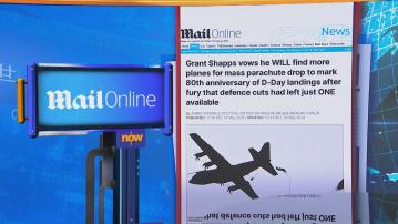 【世味天下】英軍不滿紀念D-Day跳傘活動規模被削減 當局承諾爭取更多飛機參與