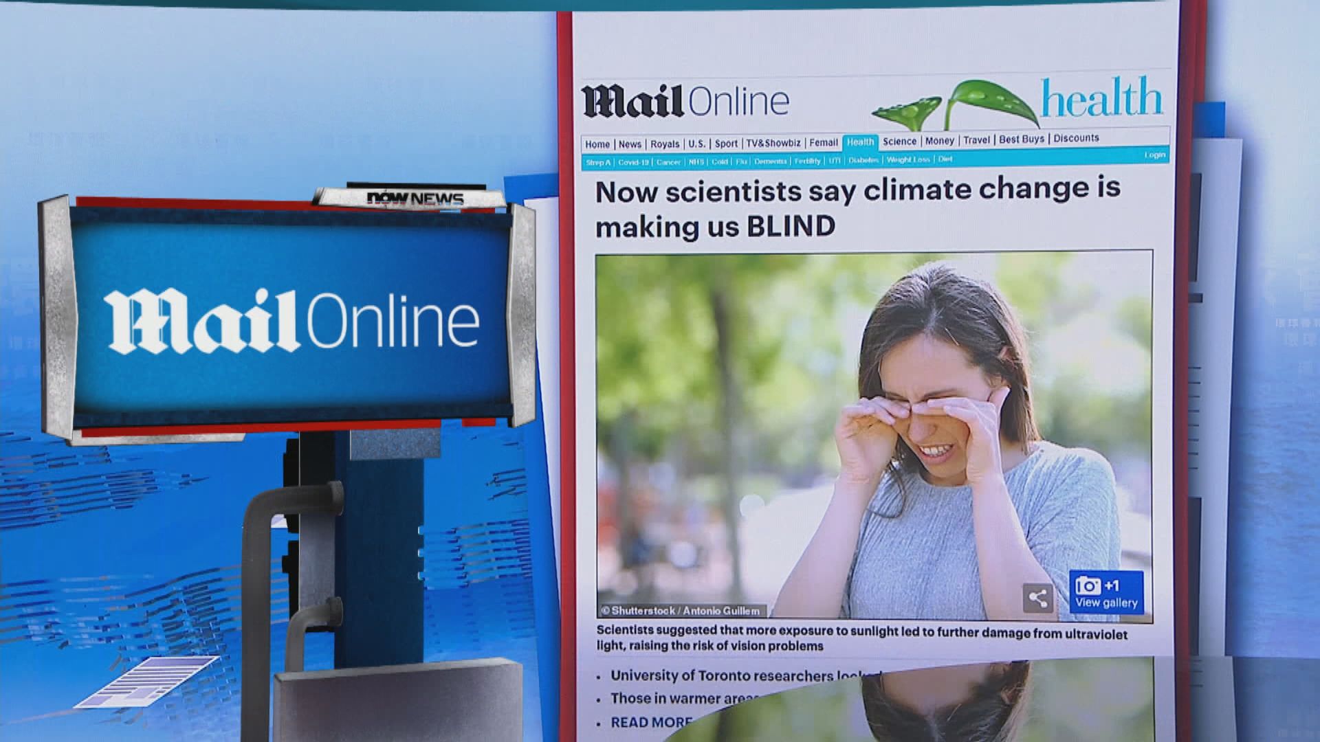 【環球薈報】高溫天氣可能會對視力造成嚴重損害