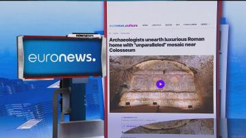 【環球薈報】羅馬鬥獸場附近發現古羅馬豪宅 內有精美馬賽克壁畫